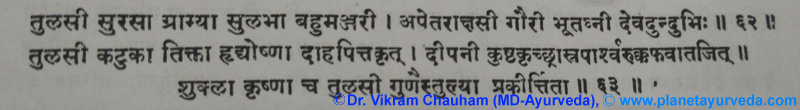 Ancient Verse of Tulsi