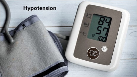 Hypotension, Low blood pressure