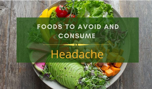 Headache diet charts