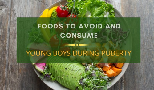 Young boys during Puberty diet charts